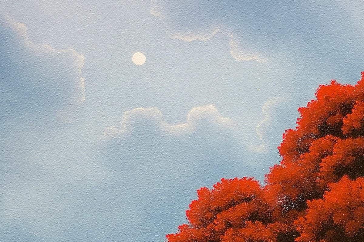 Autumnal Glow - Original - SOLD by artist David Renshaw - Wyecliffe Galleries
