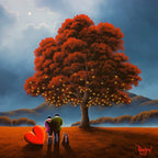 Autumnal Glow - Original - SOLD by artist David Renshaw - Wyecliffe Galleries