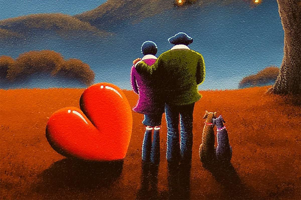 Autumnal Glow - Original - SOLD by artist David Renshaw - Wyecliffe Galleries