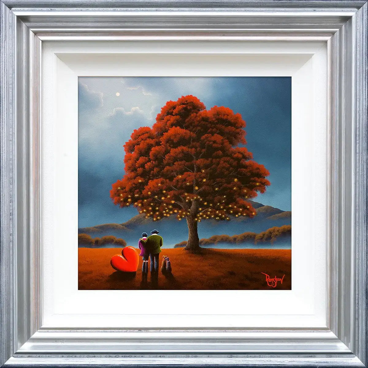 Autumnal Glow - Original - SOLD by artist David Renshaw - Wyecliffe Galleries