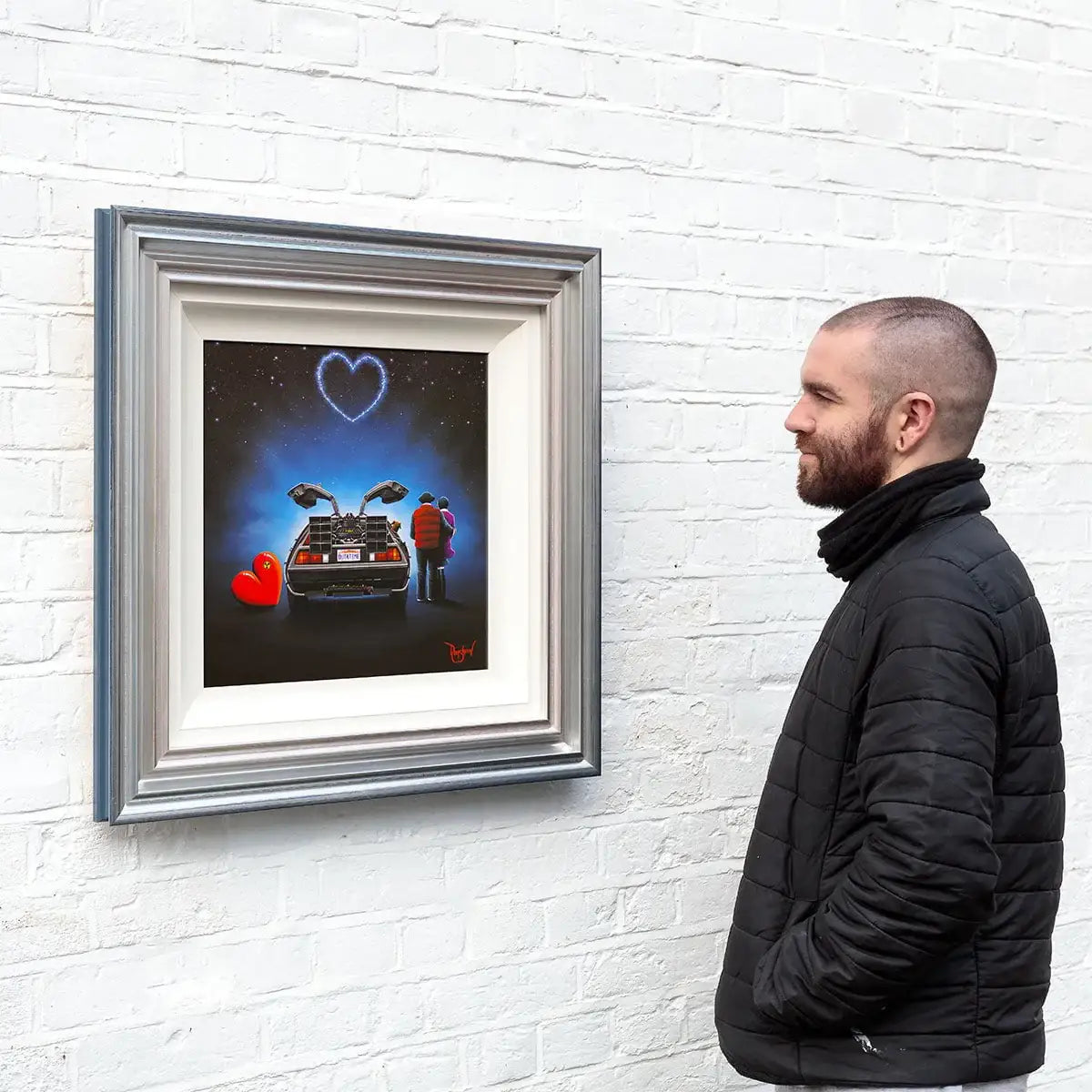 Back To The Future With You - Original - SOLD by artist David Renshaw - Wyecliffe Galleries