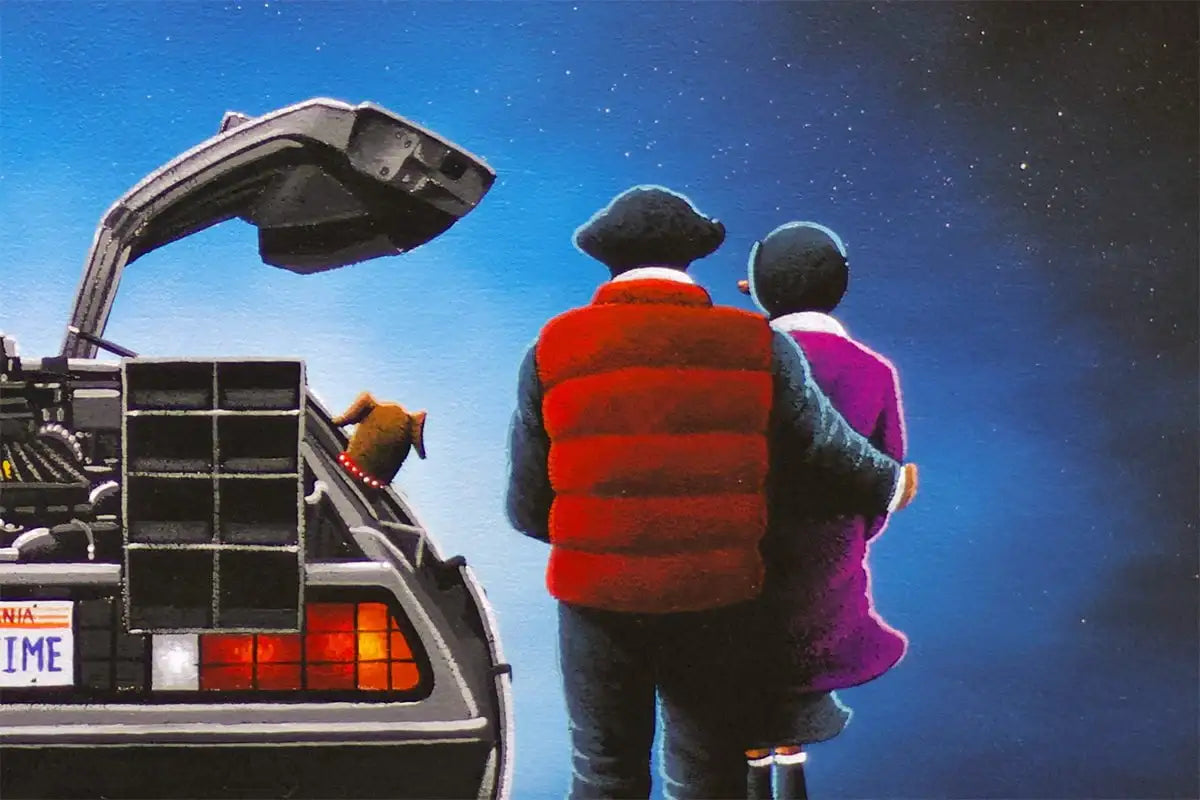 Back To The Future With You - Original - SOLD by artist David Renshaw - Wyecliffe Galleries