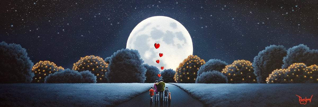 Beneath The Evening Sky - Original - SOLD by artist David Renshaw - Wyecliffe Galleries