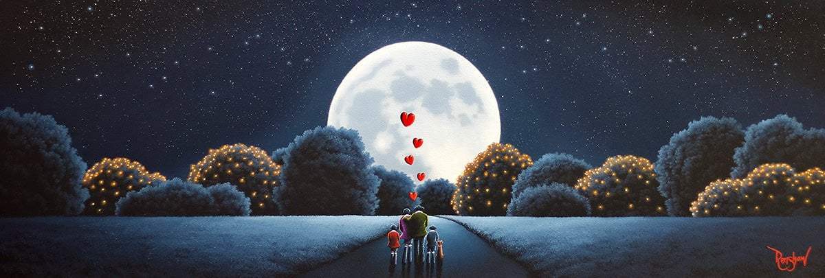 Beneath The Evening Sky - Original - SOLD by artist David Renshaw - Wyecliffe Galleries