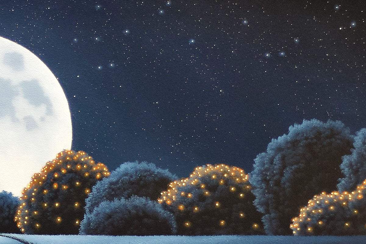 Beneath The Evening Sky - Original - SOLD by artist David Renshaw - Wyecliffe Galleries