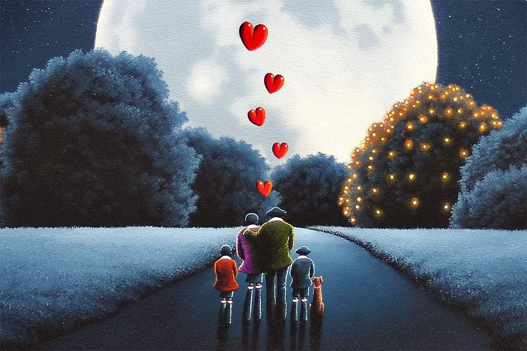 Beneath The Evening Sky - Original - SOLD by artist David Renshaw - Wyecliffe Galleries