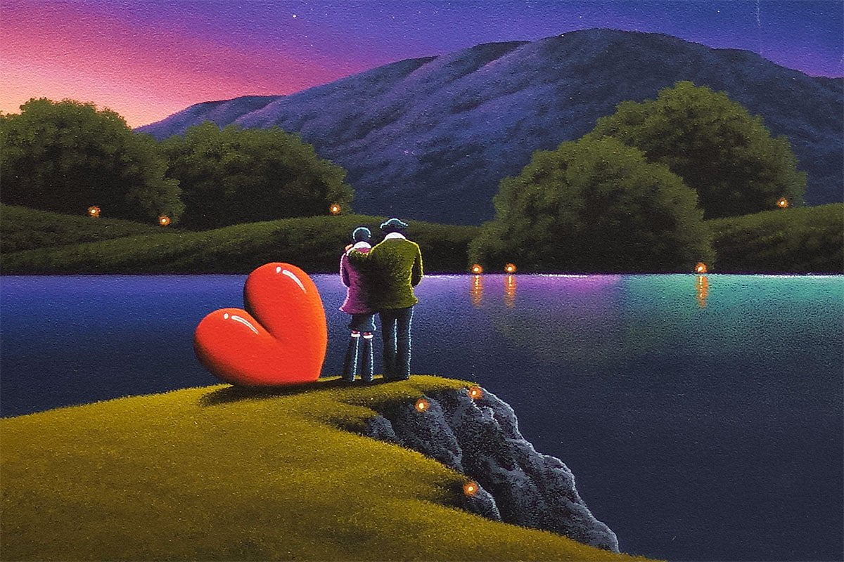 Bright Lights, Starry Night - Original - SOLD David Renshaw Original