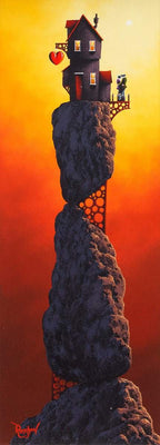 Building On Our Love - Original - SOLD by artist David Renshaw - Wyecliffe Galleries