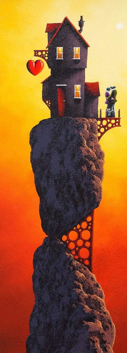 Building On Our Love - Original - SOLD by artist David Renshaw - Wyecliffe Galleries