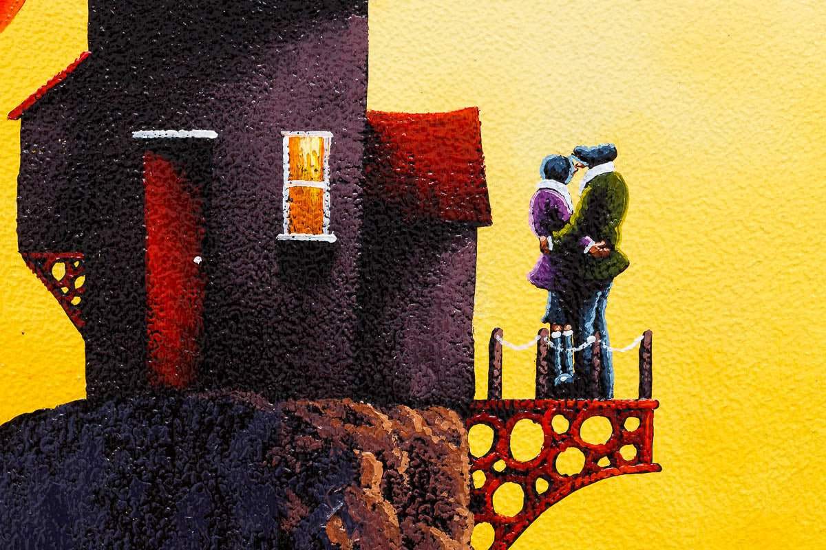 Building On Our Love - Original - SOLD by artist David Renshaw - Wyecliffe Galleries