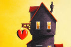 Building On Our Love - Original - SOLD by artist David Renshaw - Wyecliffe Galleries
