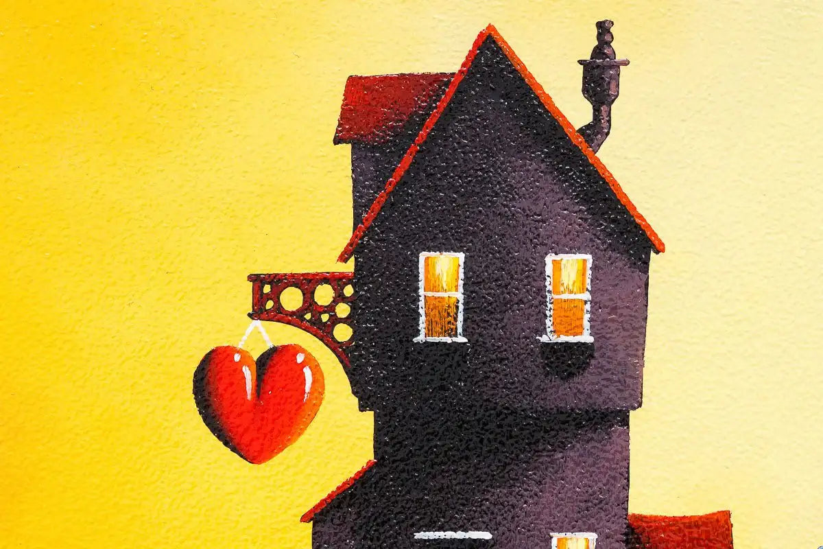 Building On Our Love - Original - SOLD by artist David Renshaw - Wyecliffe Galleries