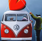 Camper Love - Original - SOLD by artist David Renshaw - Wyecliffe Galleries