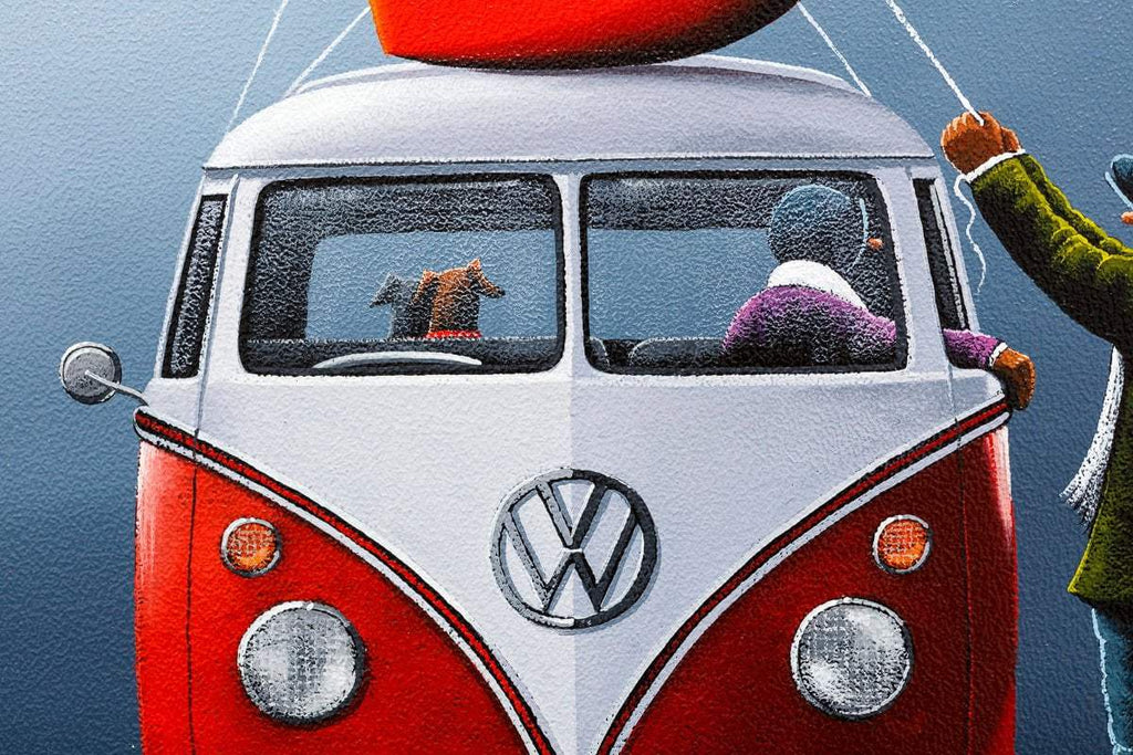 Camper Love - Original - SOLD by artist David Renshaw - Wyecliffe Galleries
