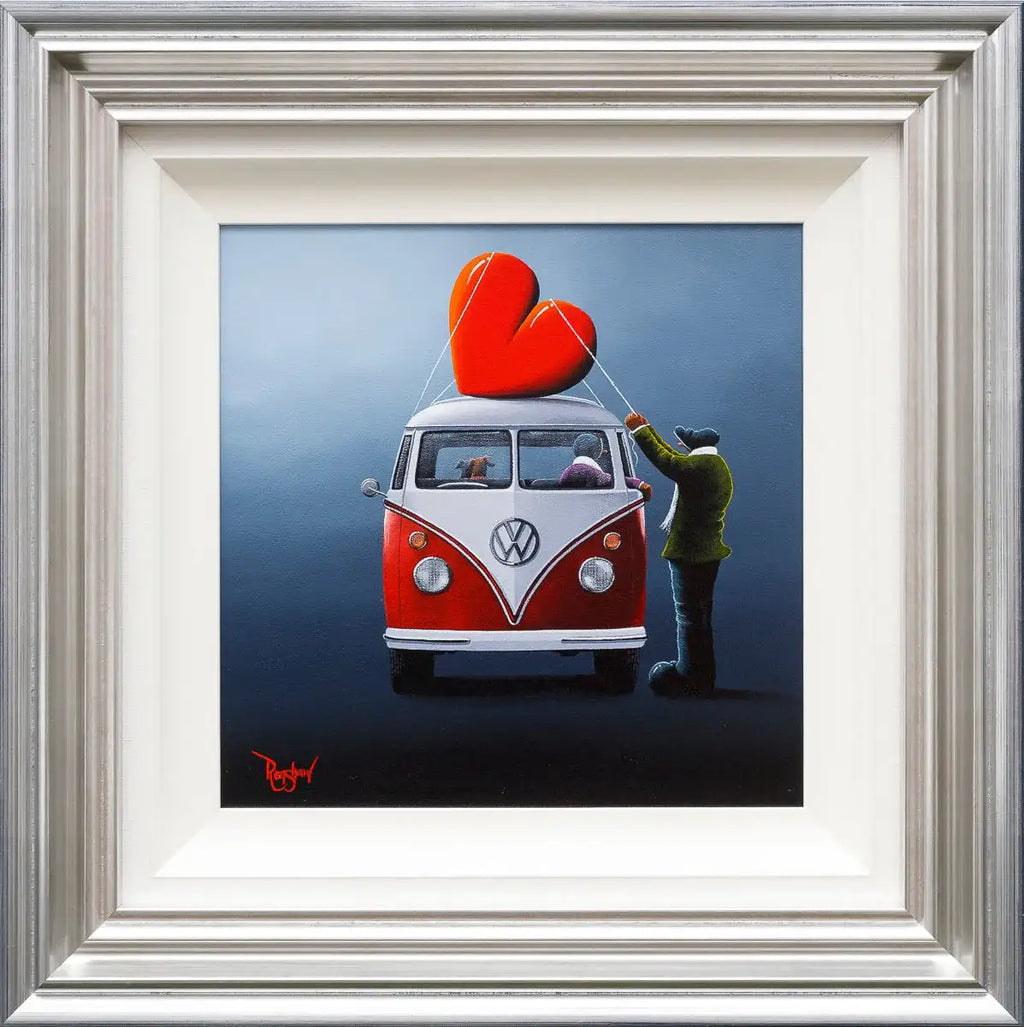 Camper Love - Original - SOLD by artist David Renshaw - Wyecliffe Galleries