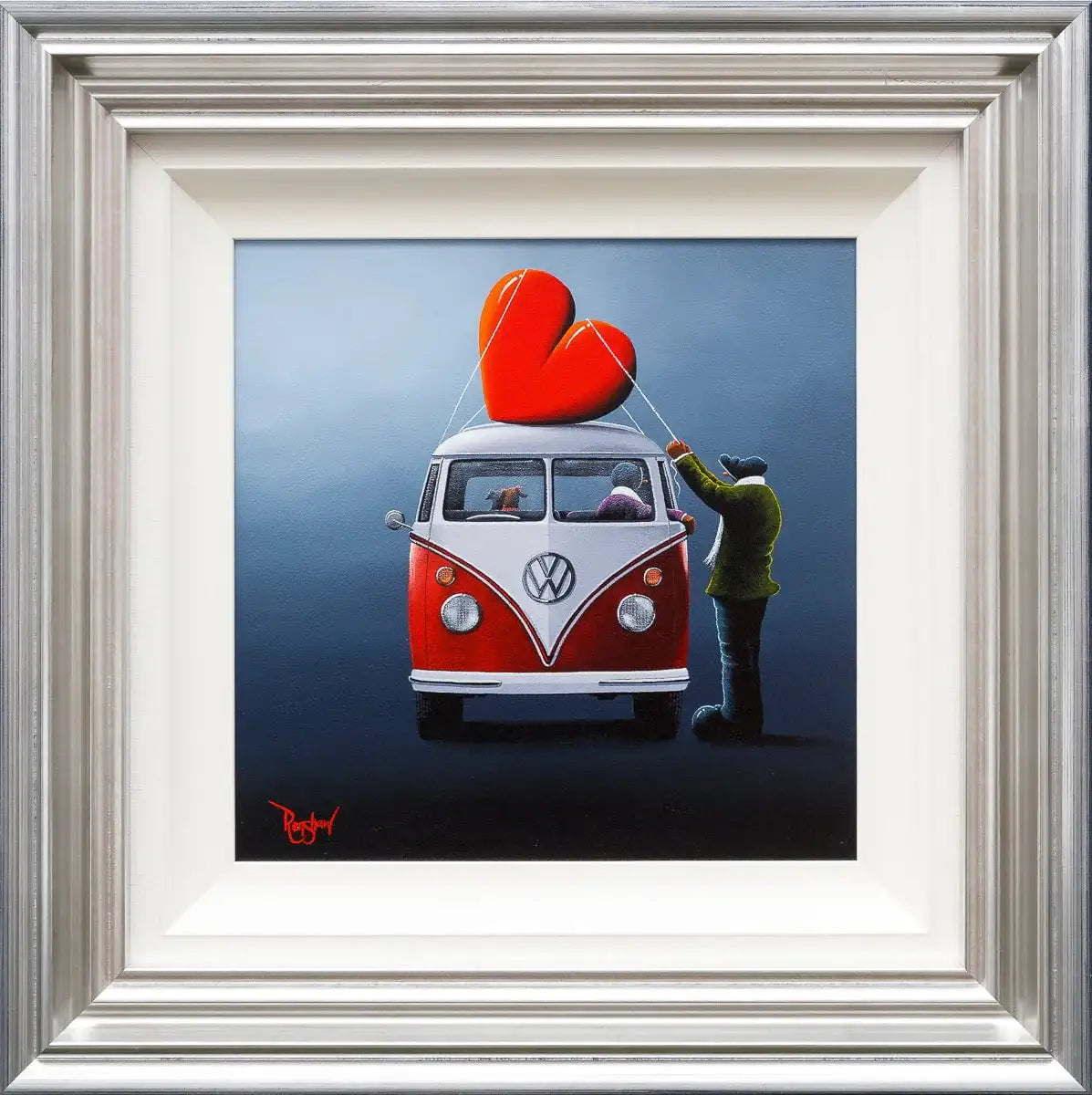 Camper Love - Original - SOLD by artist David Renshaw - Wyecliffe Galleries