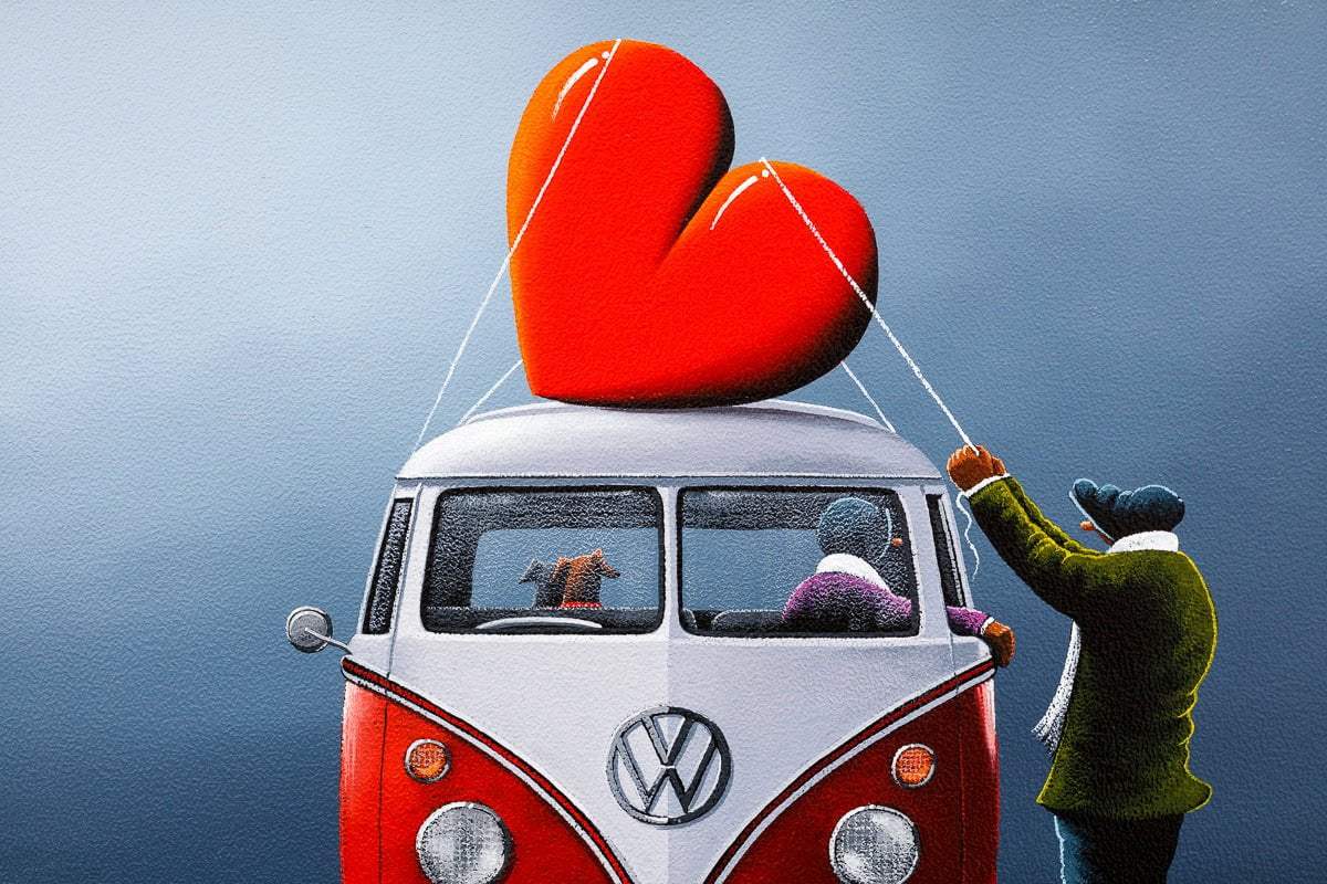 Camper Love - Original - SOLD by artist David Renshaw - Wyecliffe Galleries