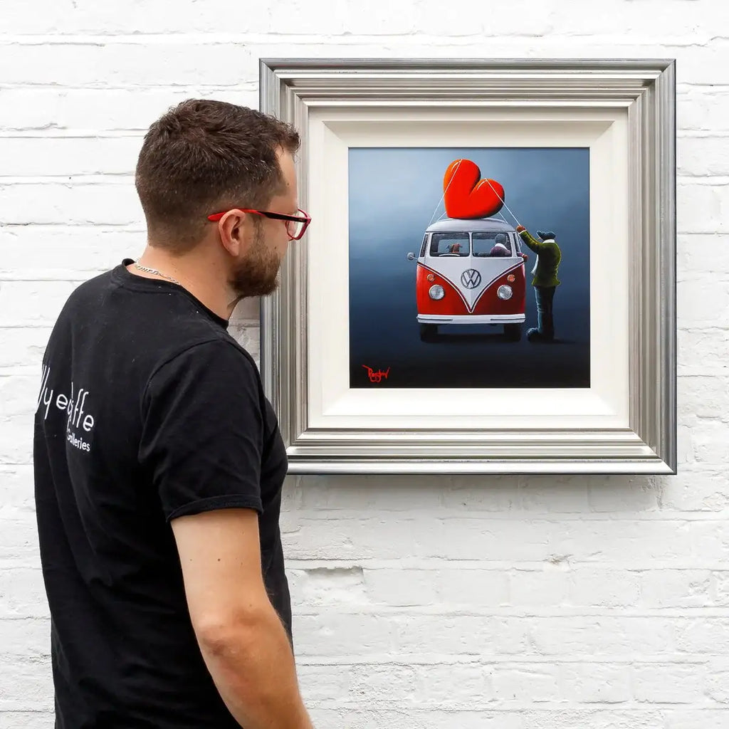 Camper Love - Original - SOLD by artist David Renshaw - Wyecliffe Galleries