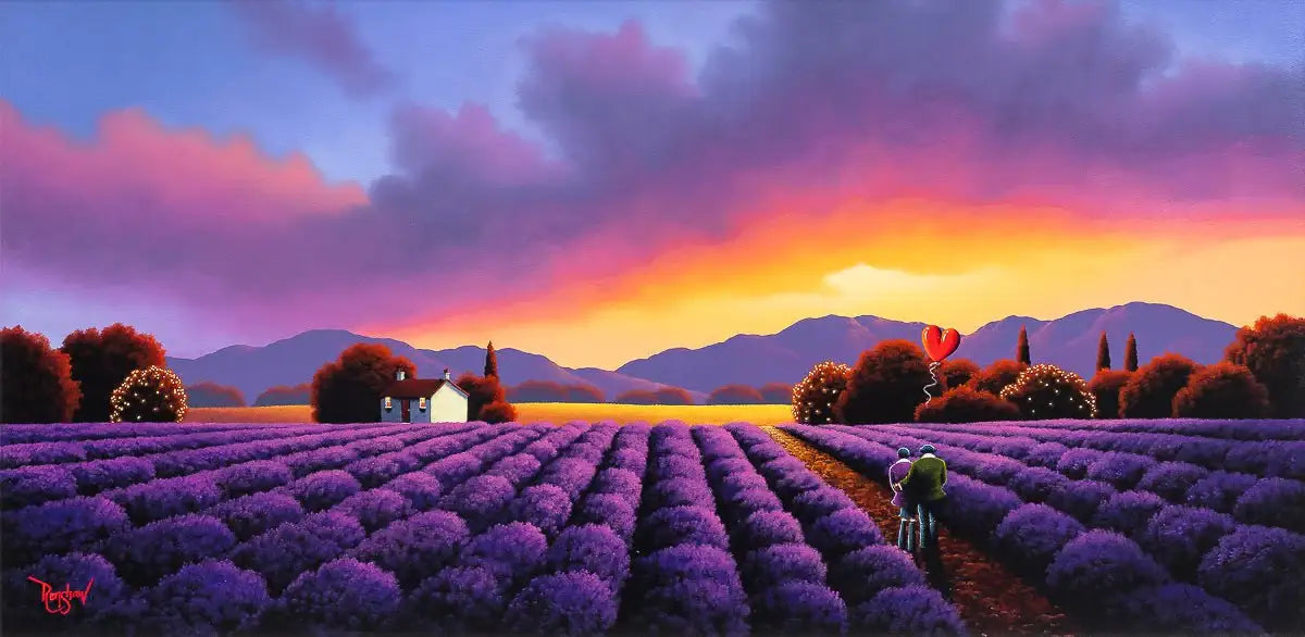 Canvas Of Tranquility - Original - SOLD by artist David Renshaw - Wyecliffe Galleries