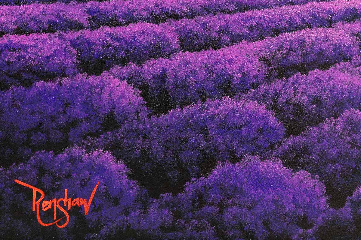 Canvas Of Tranquility - Original - SOLD by artist David Renshaw - Wyecliffe Galleries