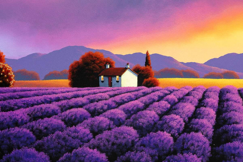 Canvas Of Tranquility - Original - SOLD by artist David Renshaw - Wyecliffe Galleries