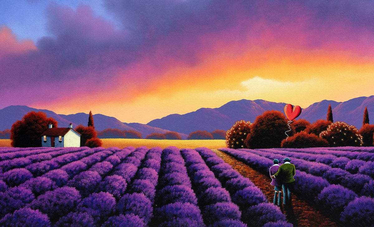Canvas Of Tranquility - Original - SOLD by artist David Renshaw - Wyecliffe Galleries