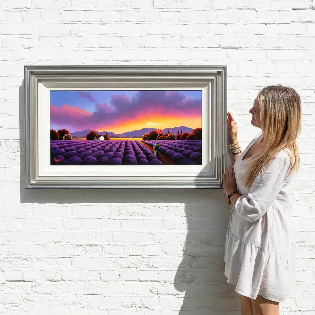 Canvas Of Tranquility - Original - SOLD by artist David Renshaw - Wyecliffe Galleries
