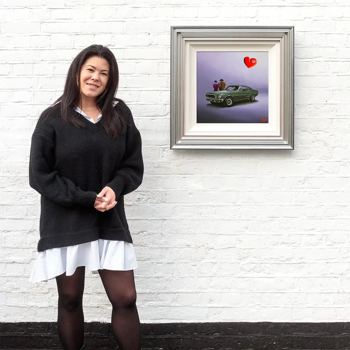 Chasing After Love - Original - SOLD by artist David Renshaw - Wyecliffe Galleries