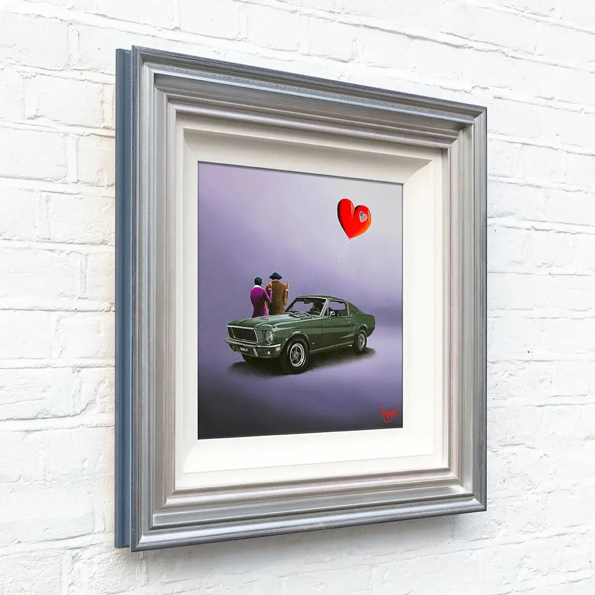 Chasing After Love - Original - SOLD by artist David Renshaw - Wyecliffe Galleries