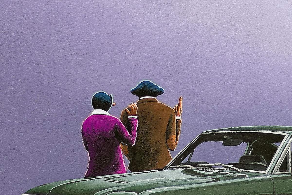 Chasing After Love - Original - SOLD by artist David Renshaw - Wyecliffe Galleries