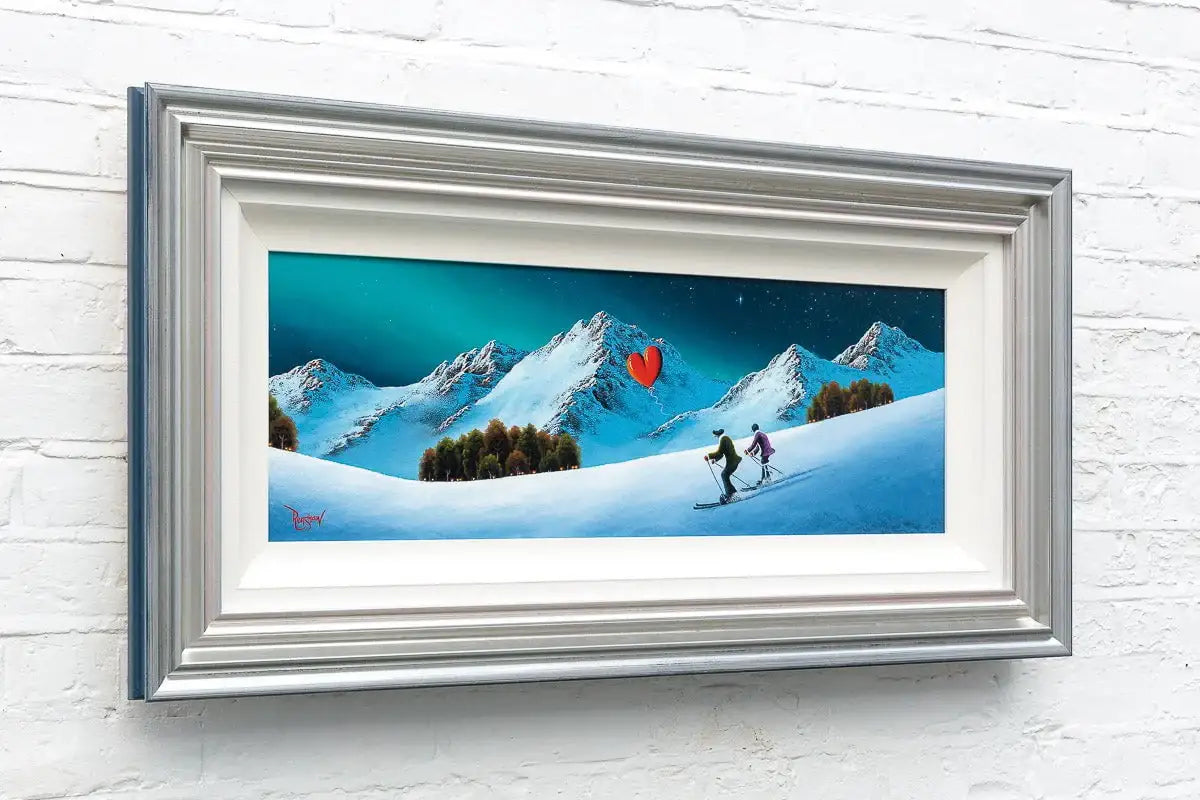 Chasing Winter Vibes - Original - SOLD by artist David Renshaw - Wyecliffe Galleries
