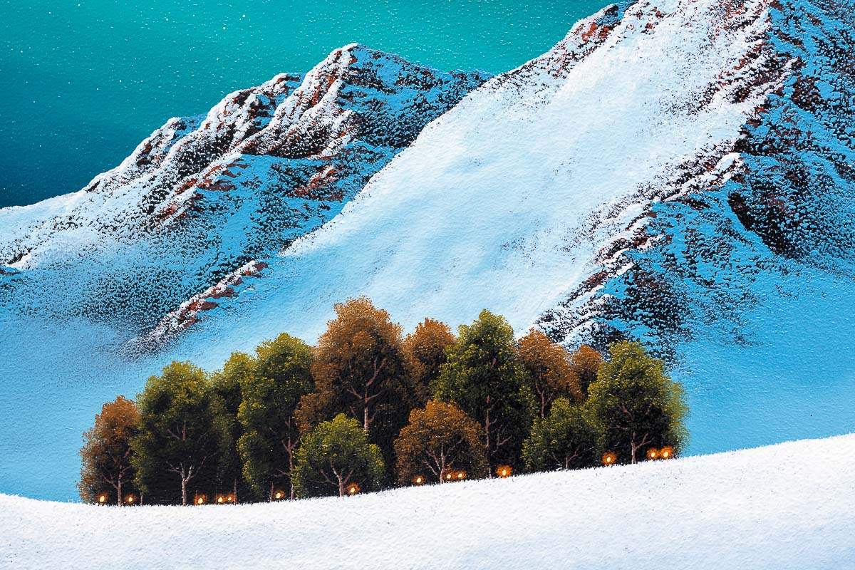 Chasing Winter Vibes - Original - SOLD by artist David Renshaw - Wyecliffe Galleries