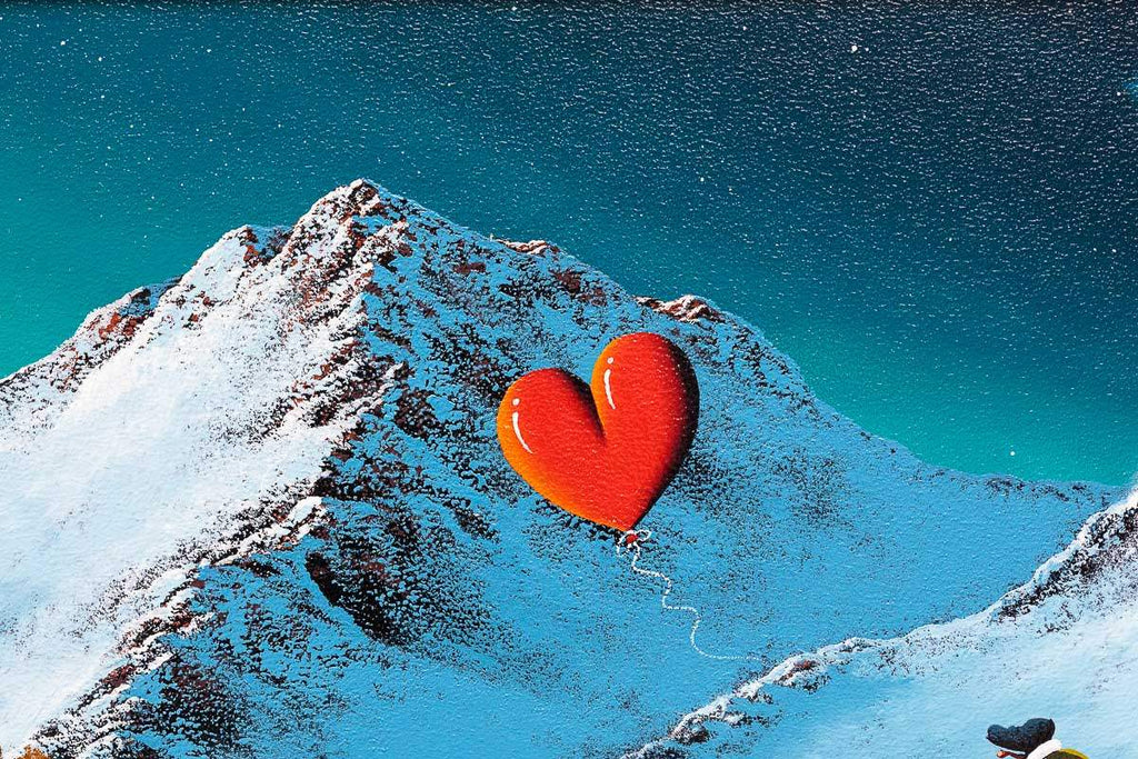 Chasing Winter Vibes - Original - SOLD by artist David Renshaw - Wyecliffe Galleries