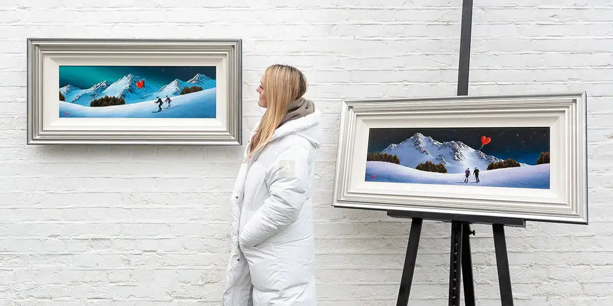Chasing Winter Vibes - Original - SOLD by artist David Renshaw - Wyecliffe Galleries