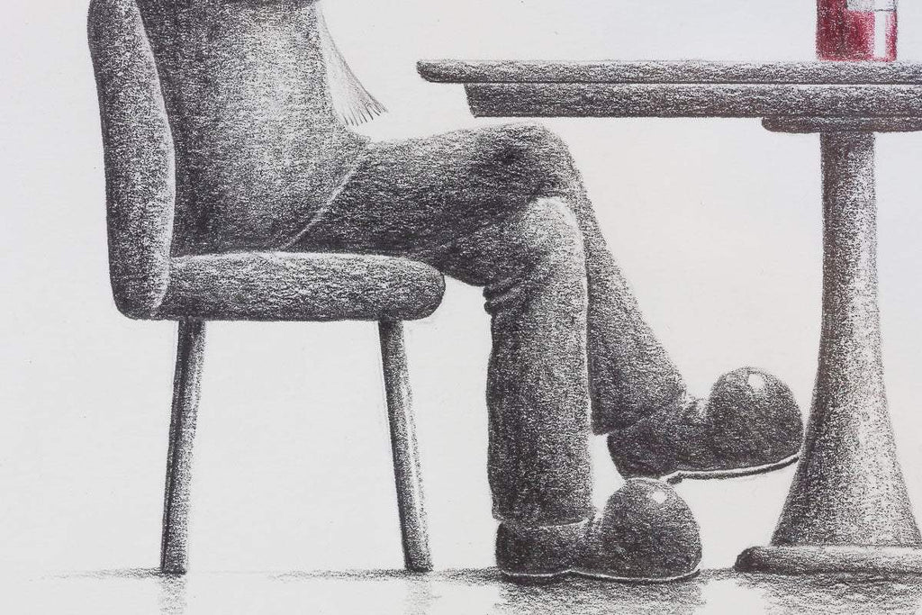 Cheers To Love - Original Sketch - SOLD by artist David Renshaw - Wyecliffe Galleries