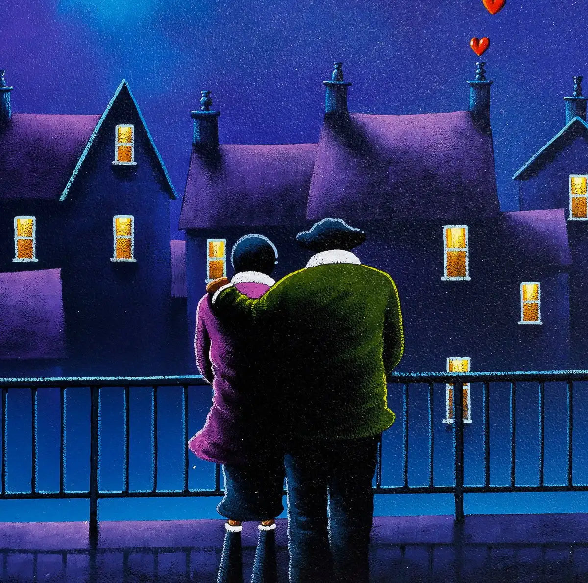 City Love - Original by artist David Renshaw - Wyecliffe Galleries