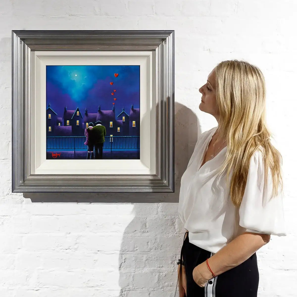 City Love - Original by artist David Renshaw - Wyecliffe Galleries