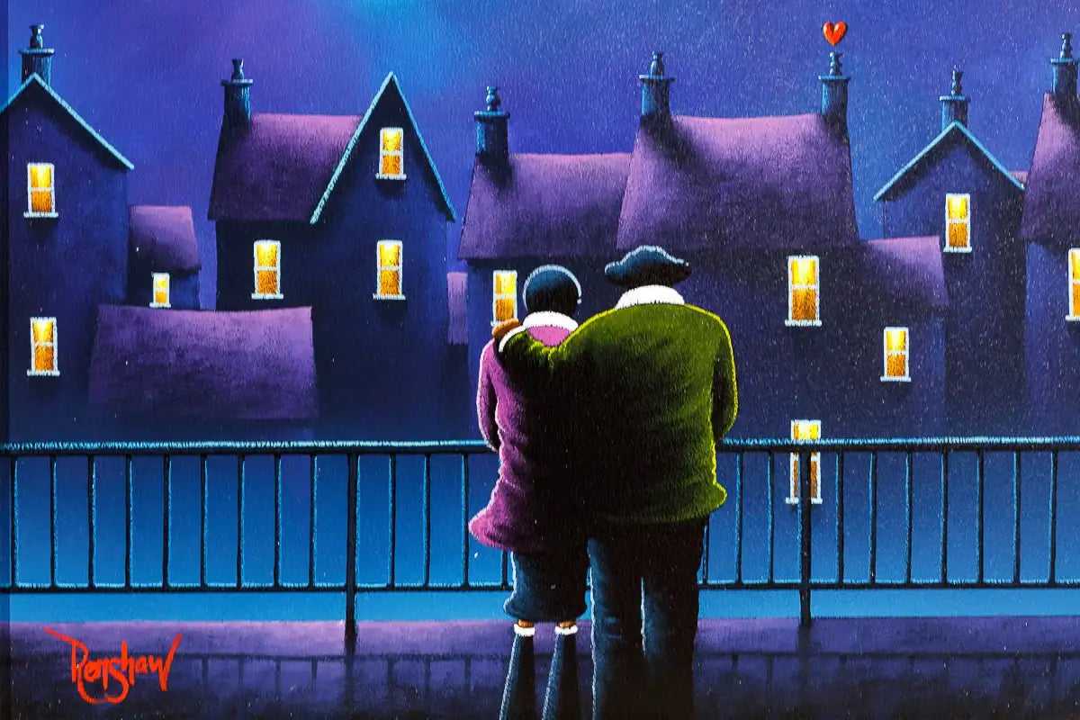 City Love - Original by artist David Renshaw - Wyecliffe Galleries