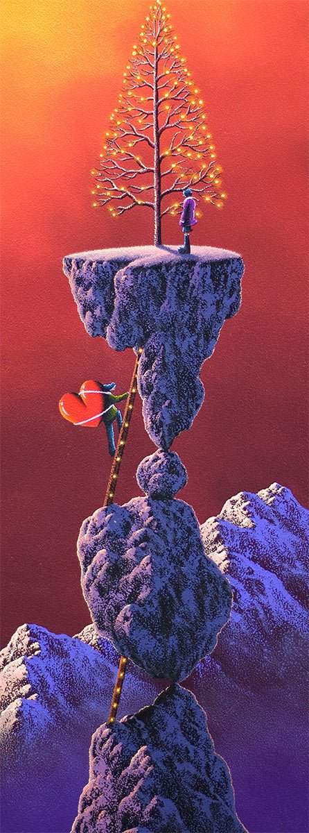 Climbing Up To My Love - Original - SOLD by artist David Renshaw - Wyecliffe Galleries