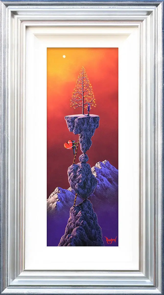 Climbing Up To My Love - Original - SOLD by artist David Renshaw - Wyecliffe Galleries