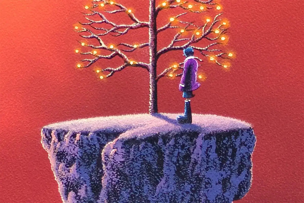Climbing Up To My Love - Original - SOLD by artist David Renshaw - Wyecliffe Galleries