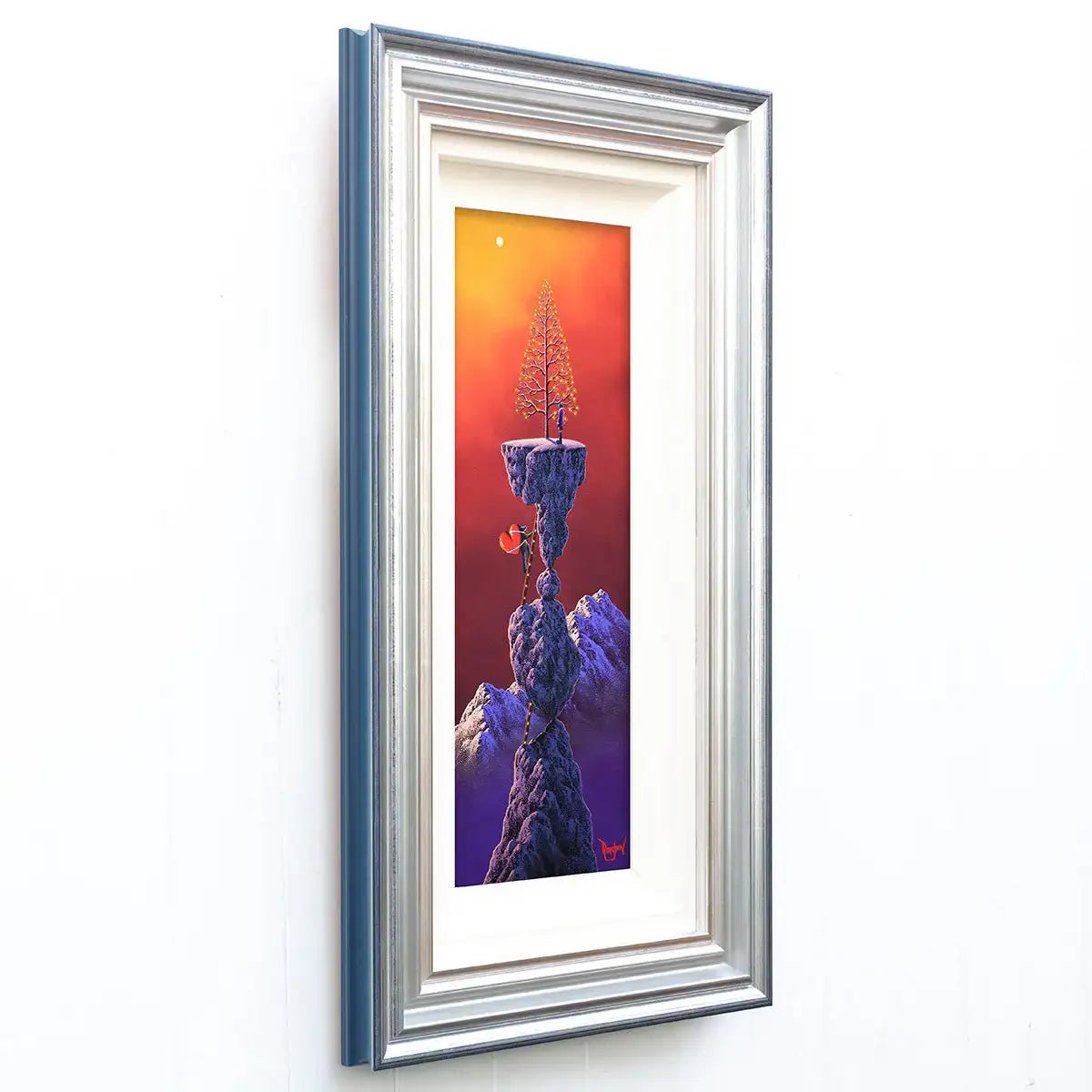 Climbing Up To My Love - Original - SOLD by artist David Renshaw - Wyecliffe Galleries
