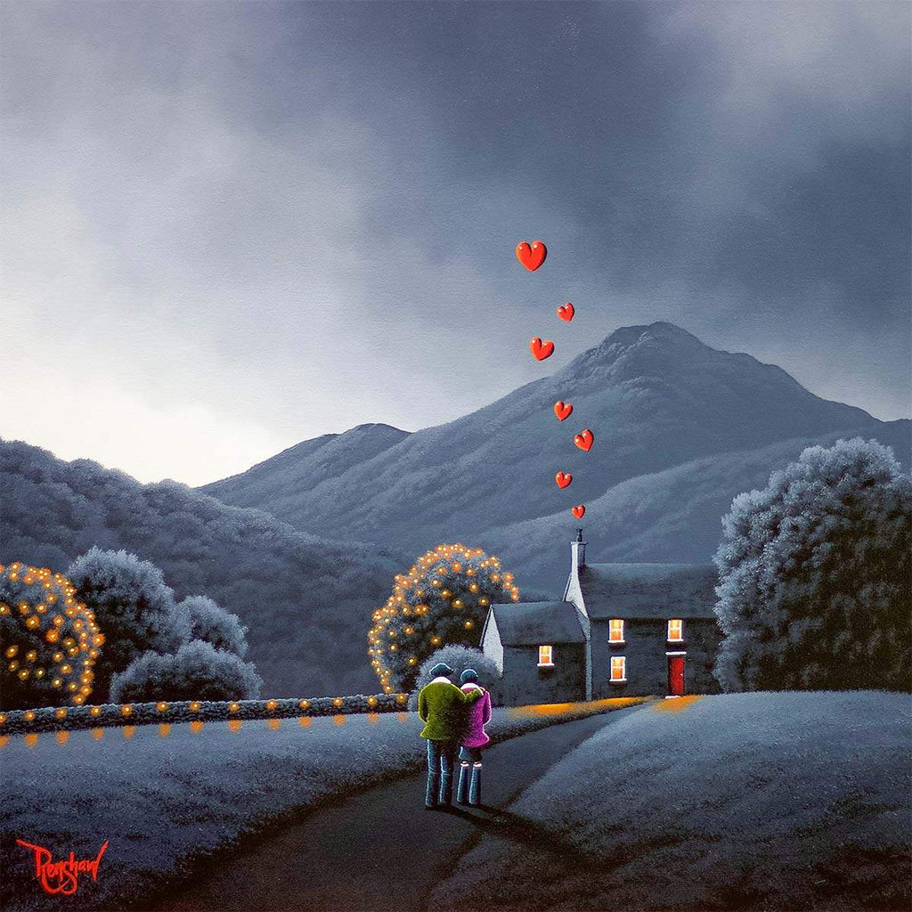 Clouds Are Nature's Poetry - Original - SOLD by artist David Renshaw - Wyecliffe Galleries