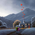 Clouds Are Nature's Poetry - Original - SOLD by artist David Renshaw - Wyecliffe Galleries