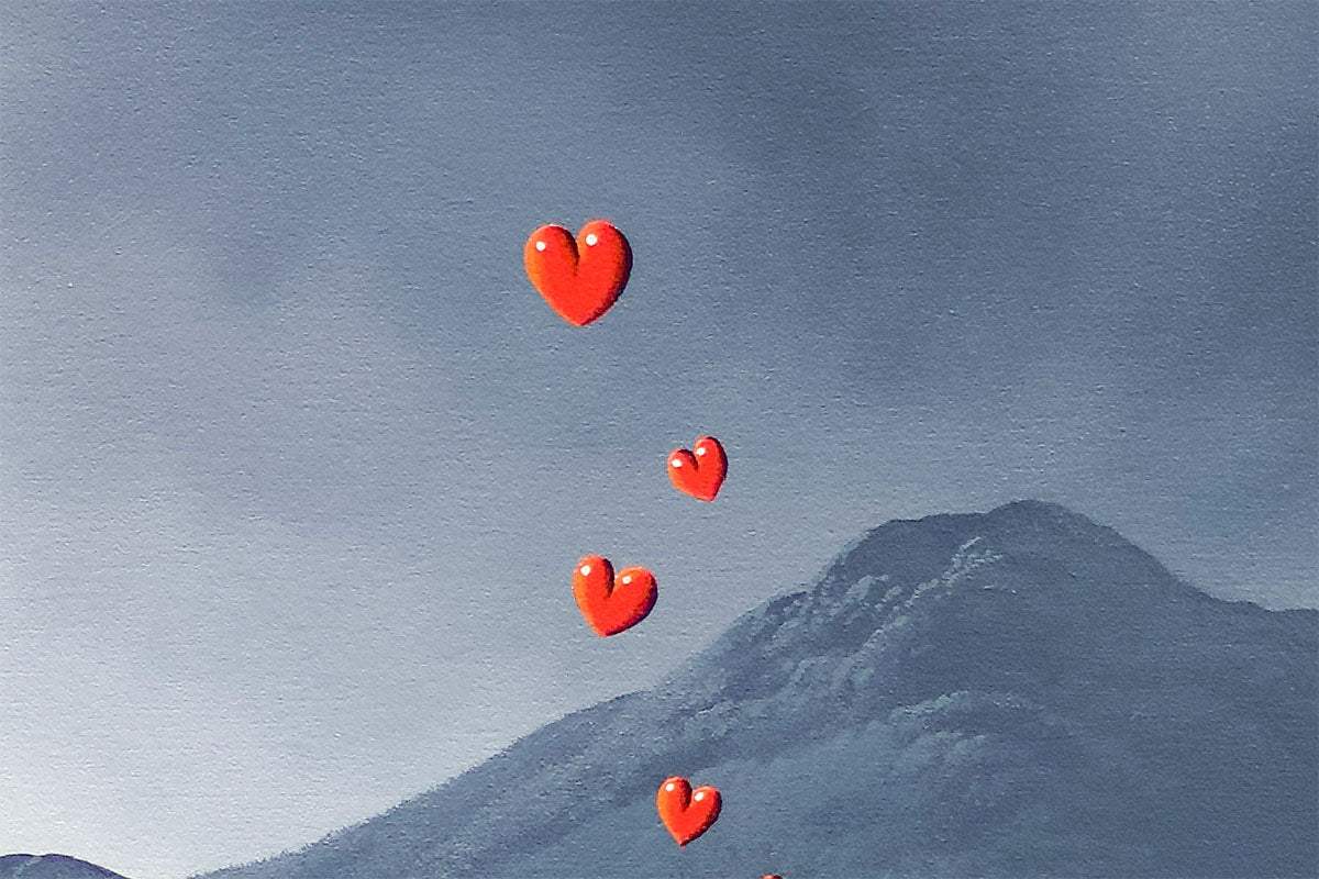 Clouds Are Nature's Poetry - Original - SOLD by artist David Renshaw - Wyecliffe Galleries