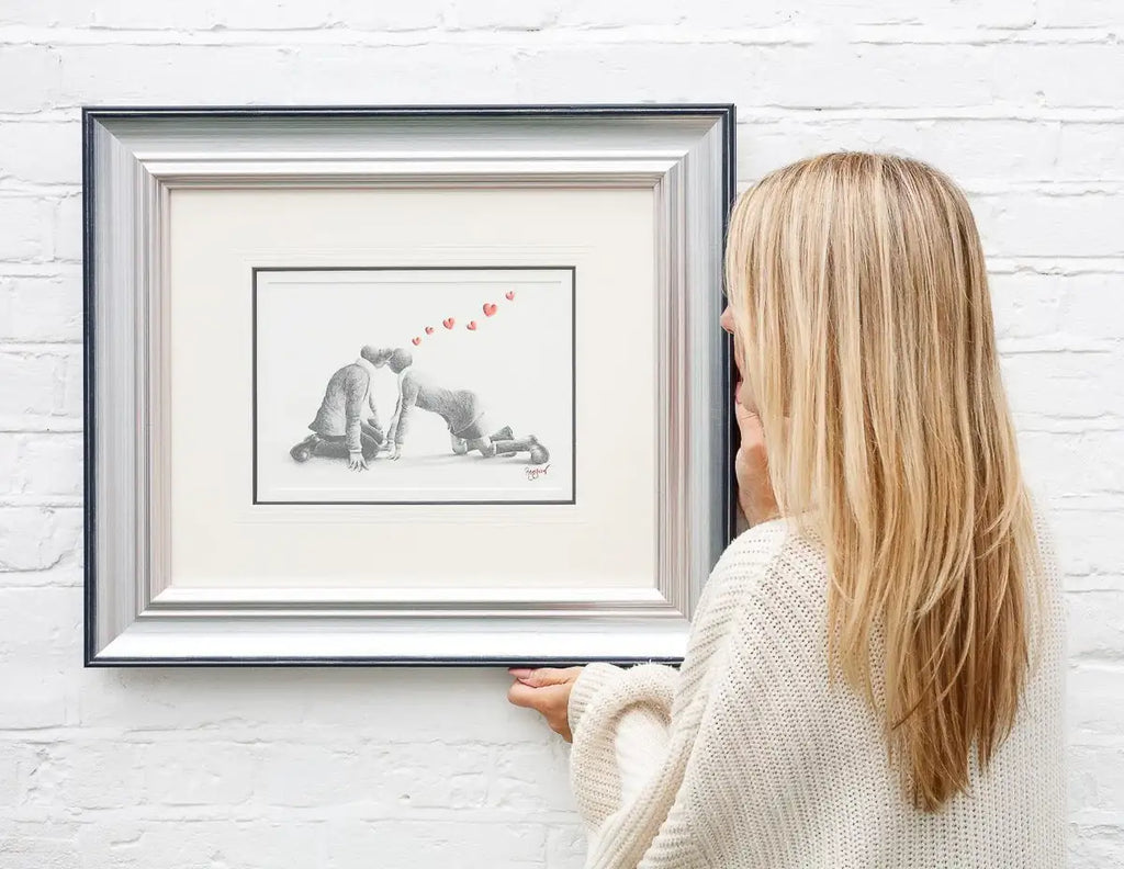 Come 'Ere Northern Boy - Original Sketch - SOLD by artist David Renshaw - Wyecliffe Galleries