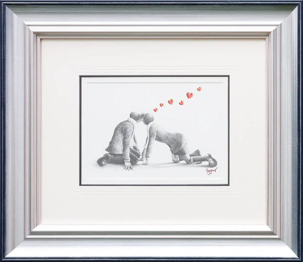 Come 'Ere Northern Boy - Original Sketch - SOLD by artist David Renshaw - Wyecliffe Galleries