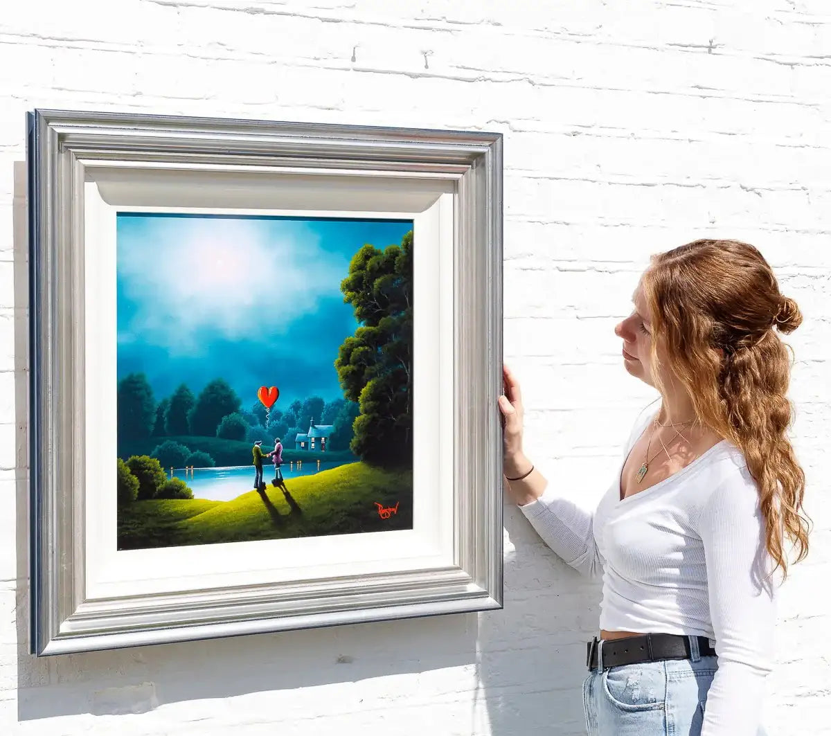 Come With Me My Love - Original - SOLD by artist David Renshaw - Wyecliffe Galleries