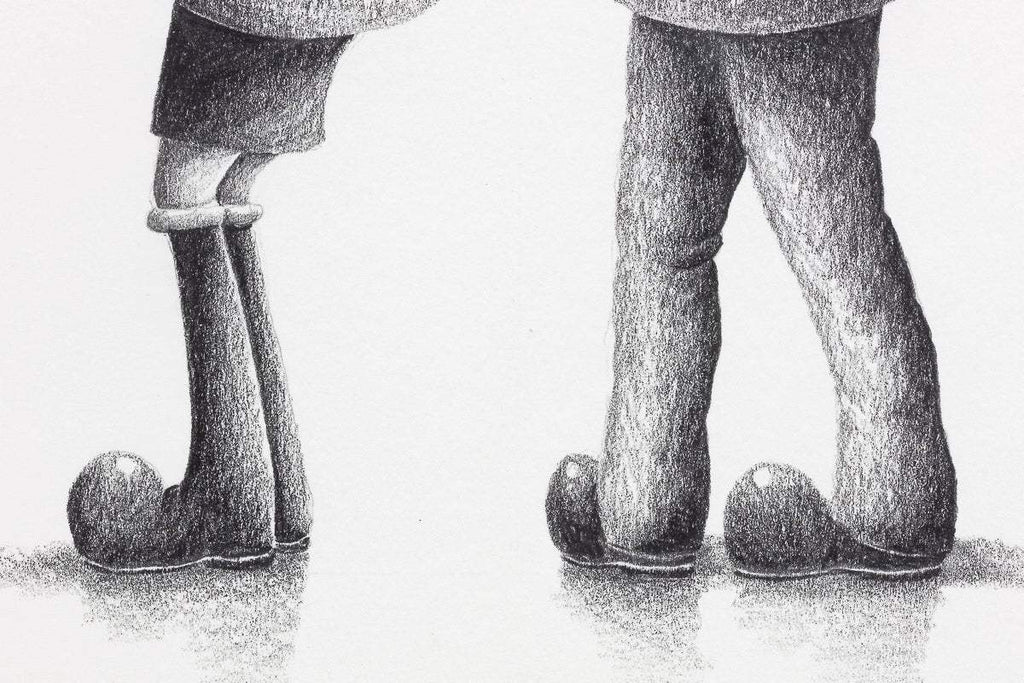 Dance With Me Tonight - Original Sketch by artist David Renshaw - Wyecliffe Galleries