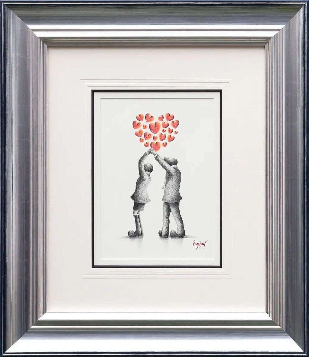 Dance With Me Tonight - Original Sketch by artist David Renshaw - Wyecliffe Galleries